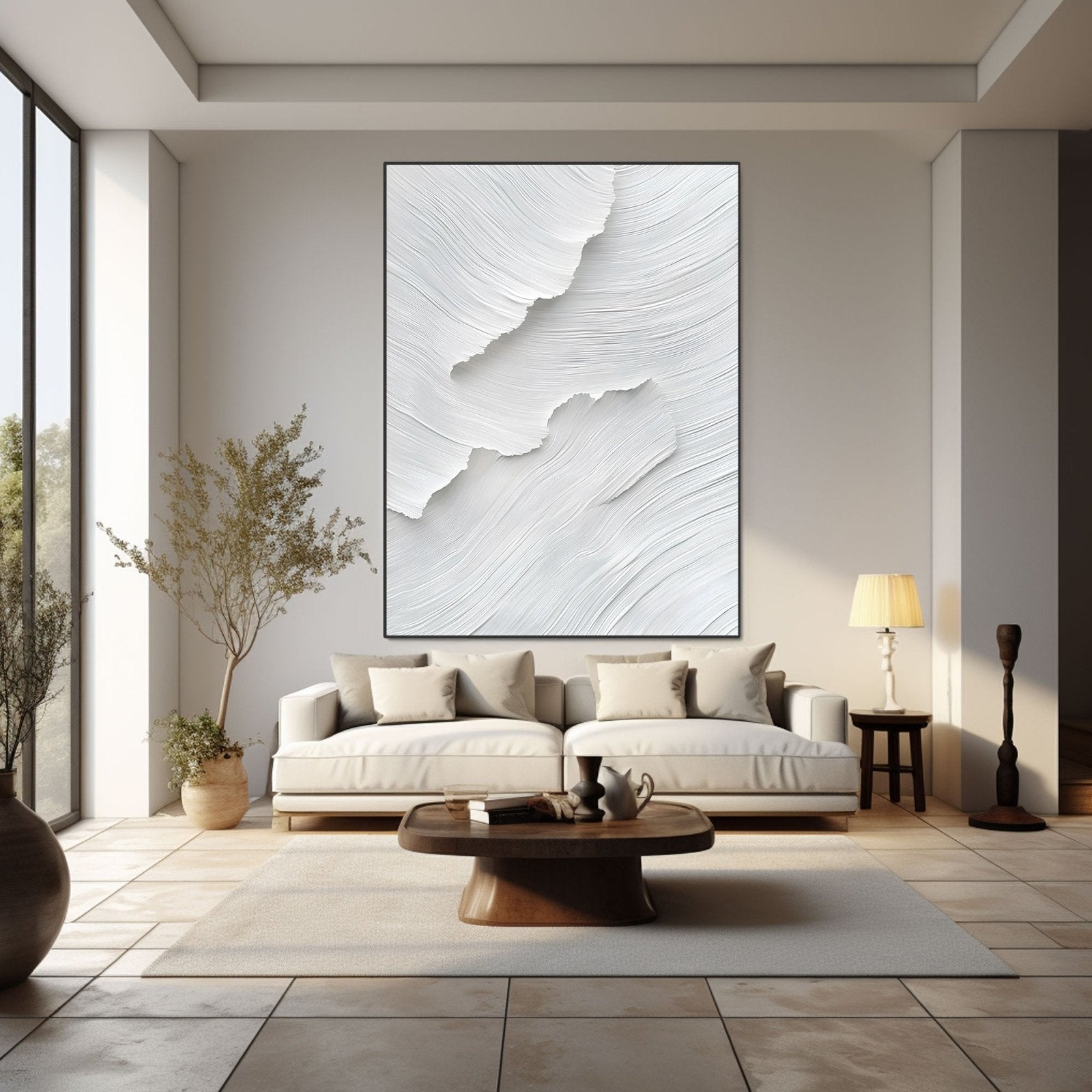 Abstract Painting "Luz Blanca”