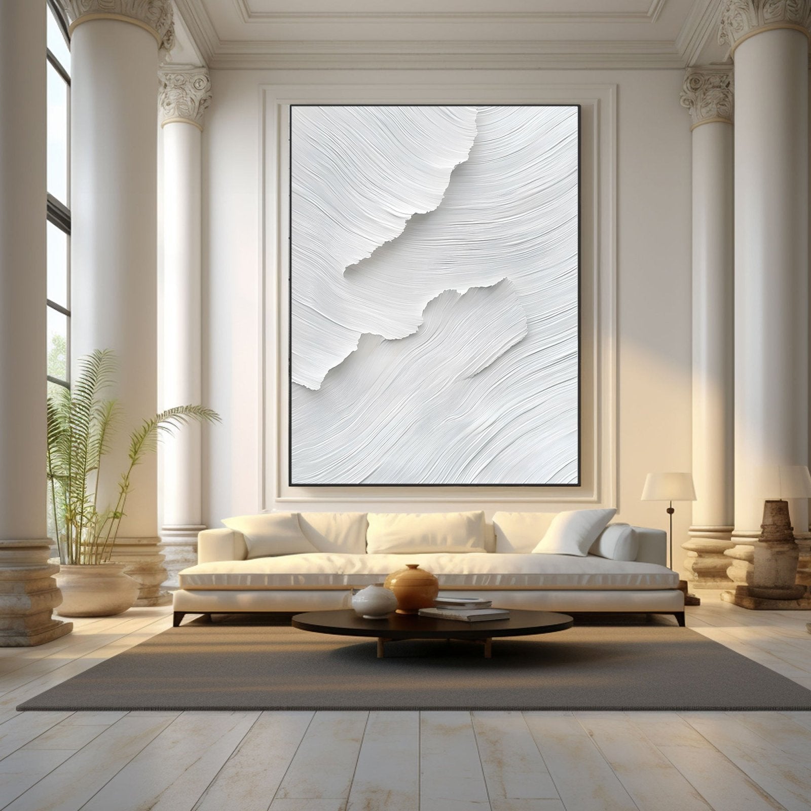 Abstract Painting "Luz Blanca”