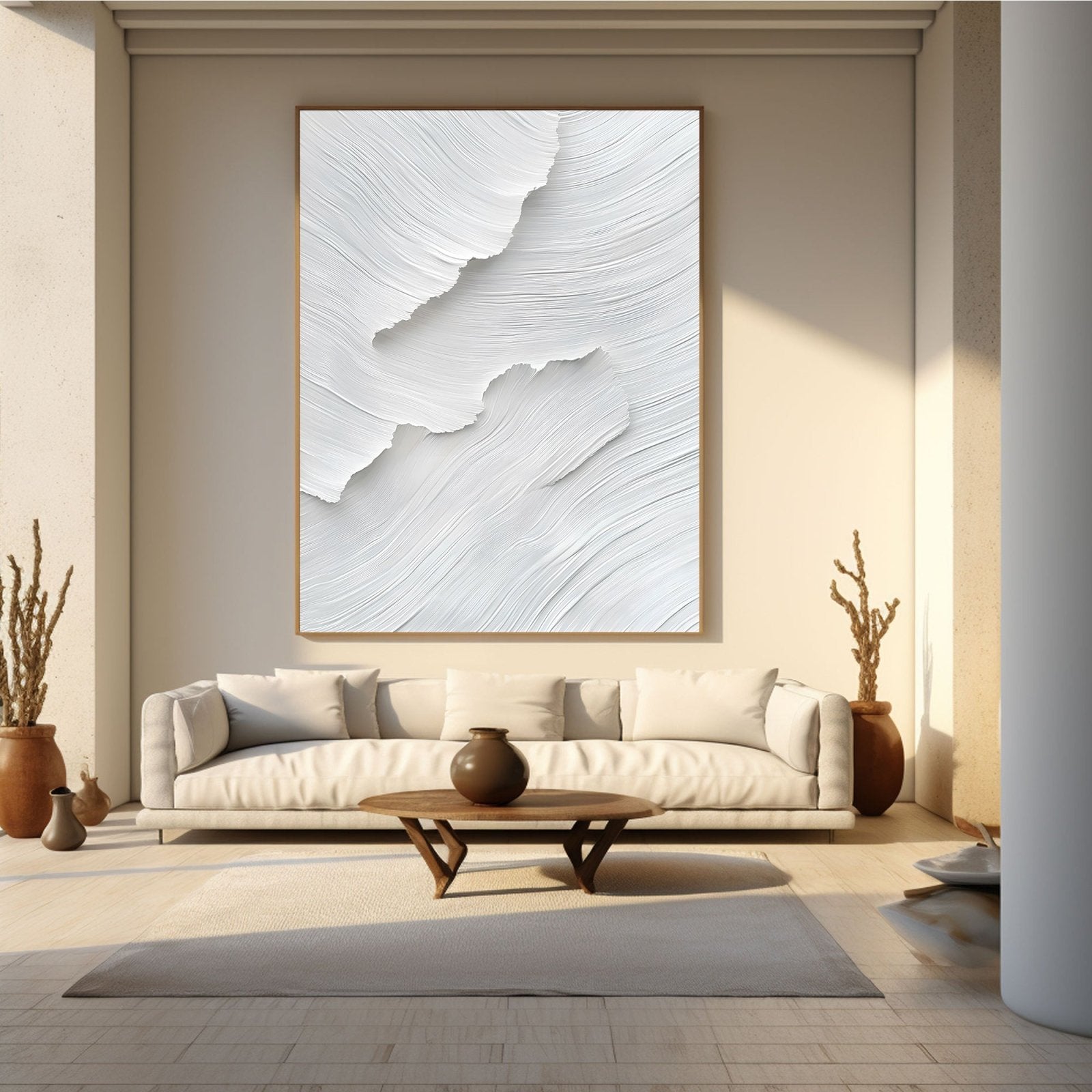 Abstract Painting "Luz Blanca”