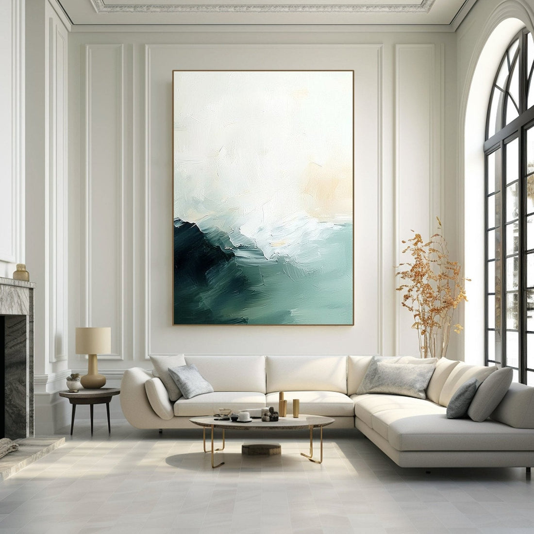 Abstract Painting "Meer Stille”