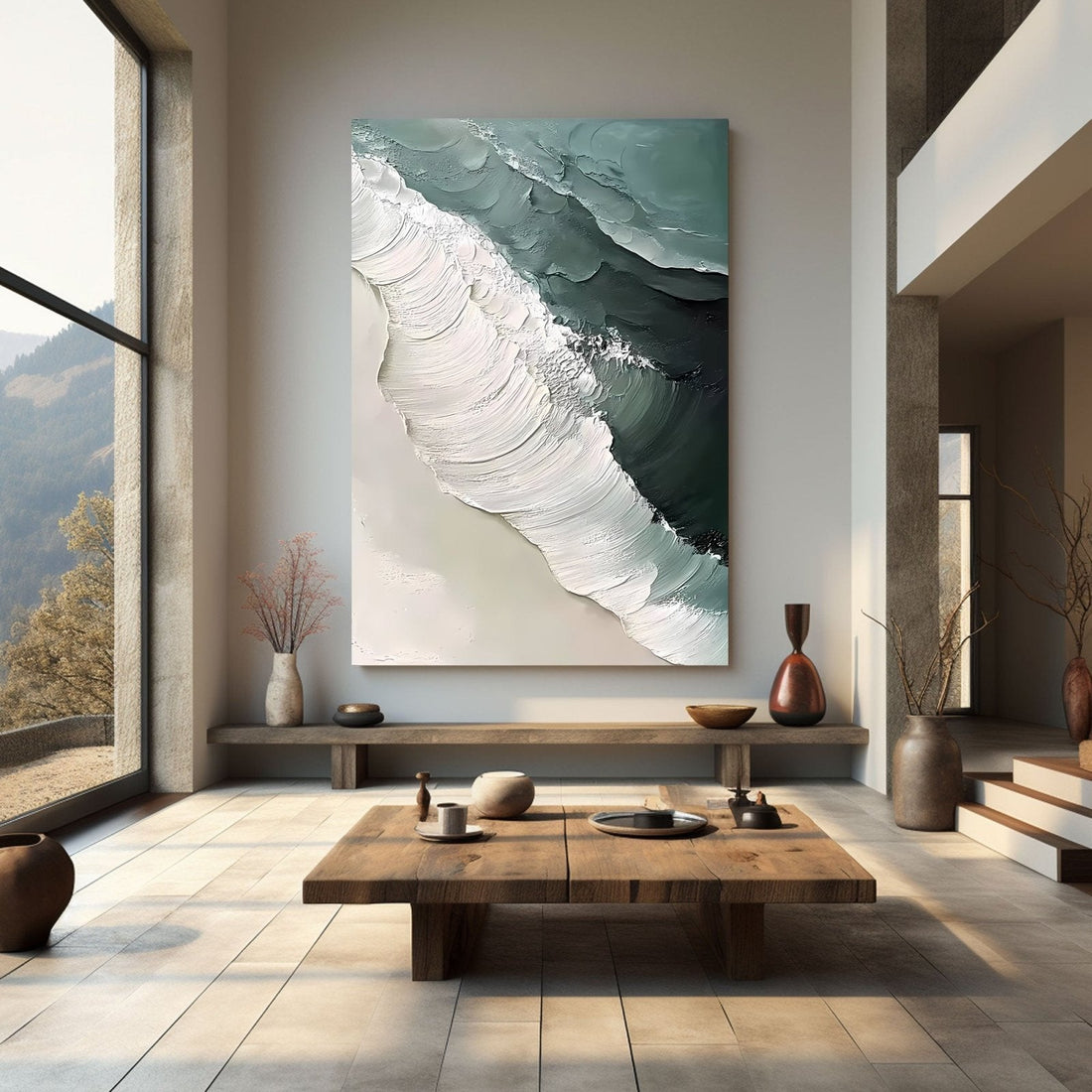 Abstract Painting "Meeres Flut”