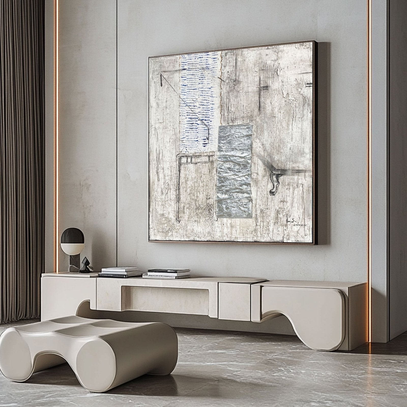 Abstract Painting "Memoria Fragmentada”