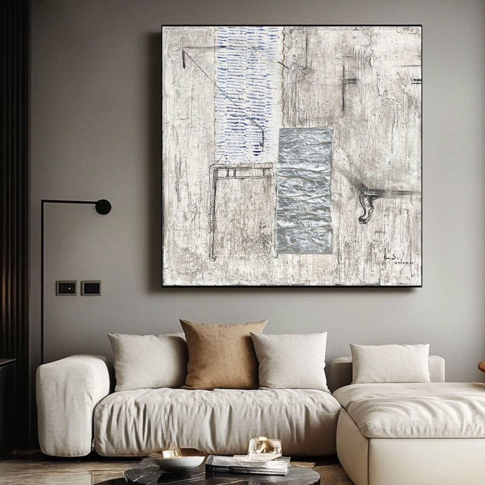 Abstract Painting "Memoria Fragmentada”