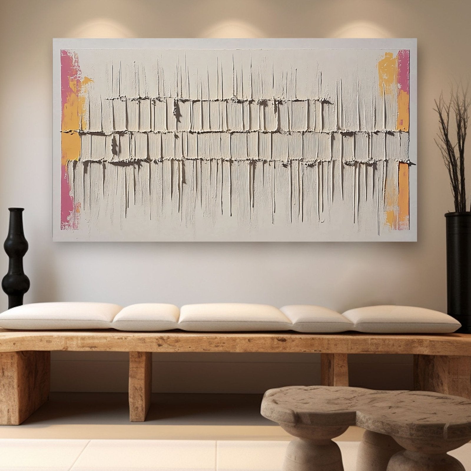 Abstract Painting "Misterio de Texturas"