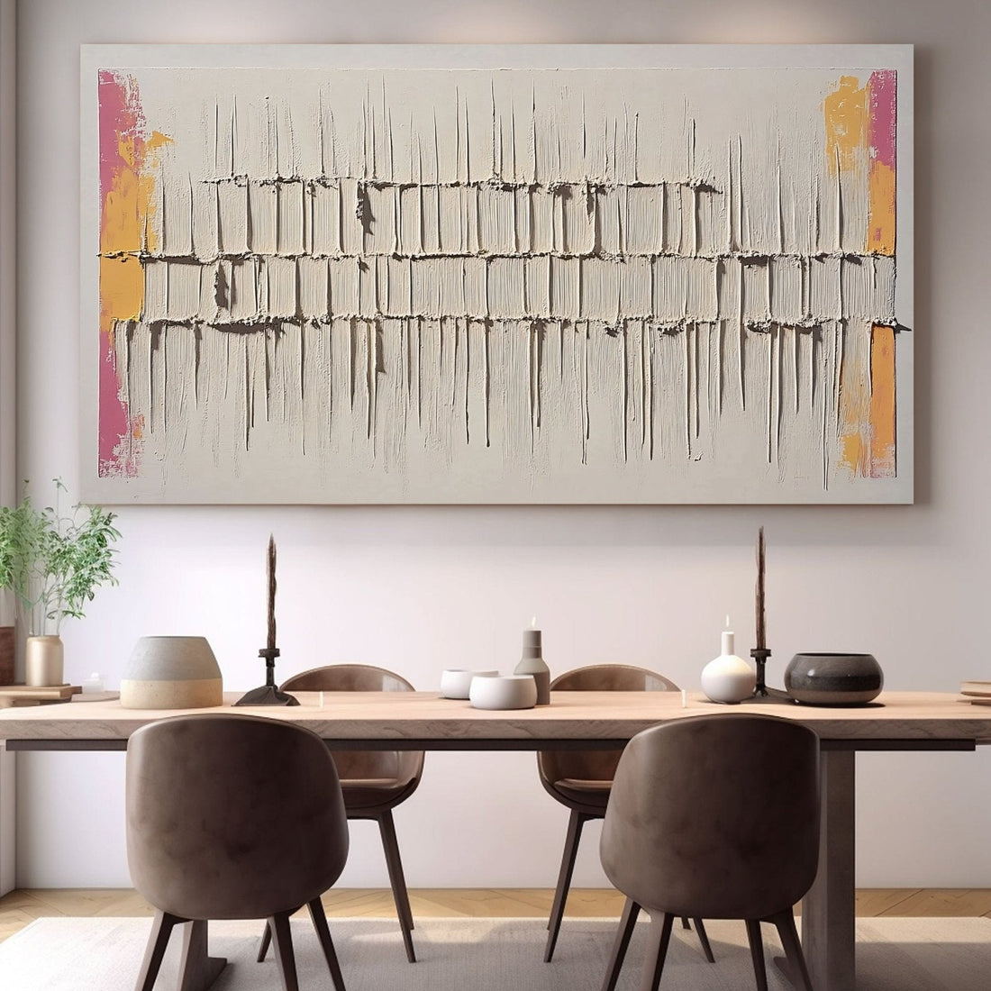 Abstrakt maleri "Misterio de Texturas"