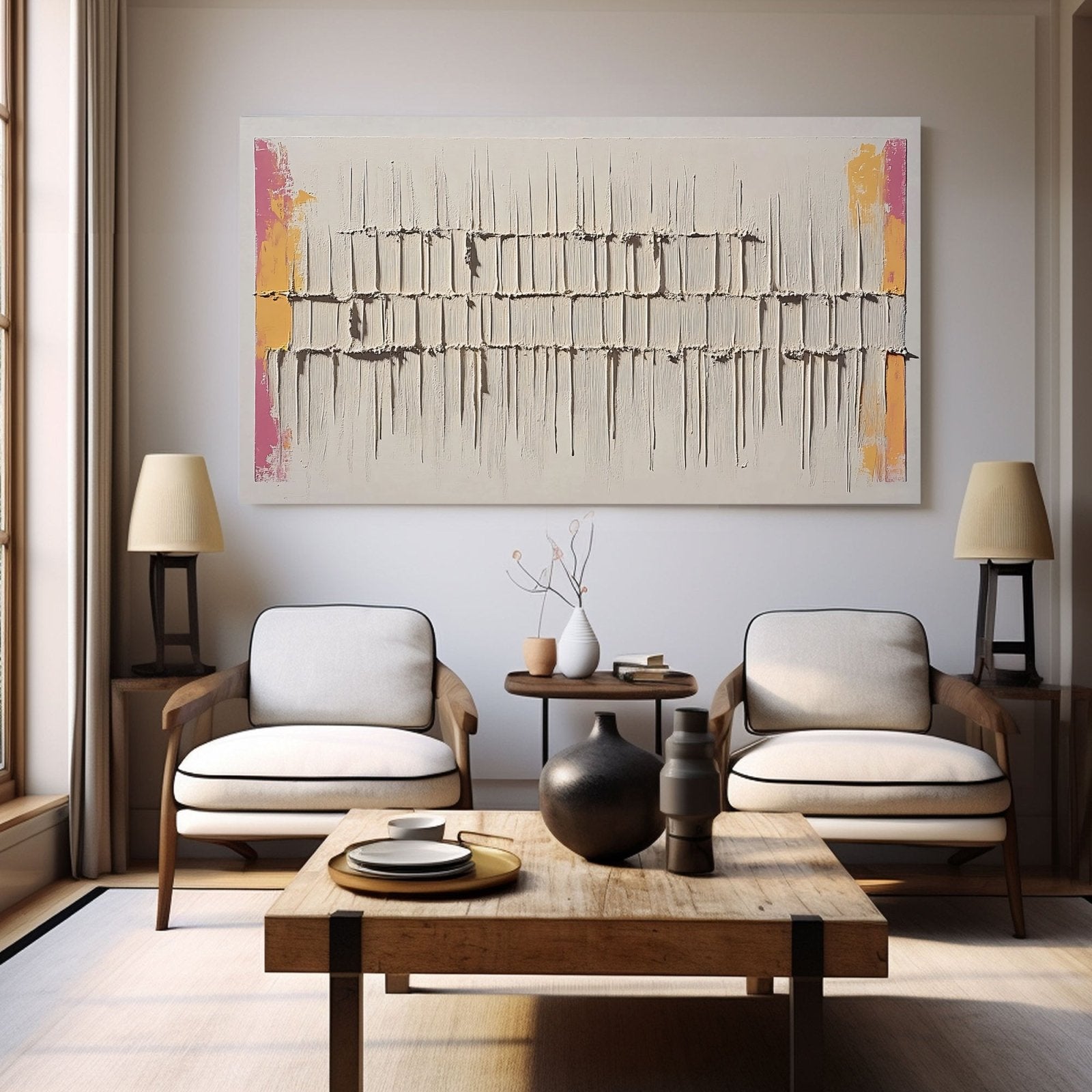 Abstract Painting "Misterio de Texturas"