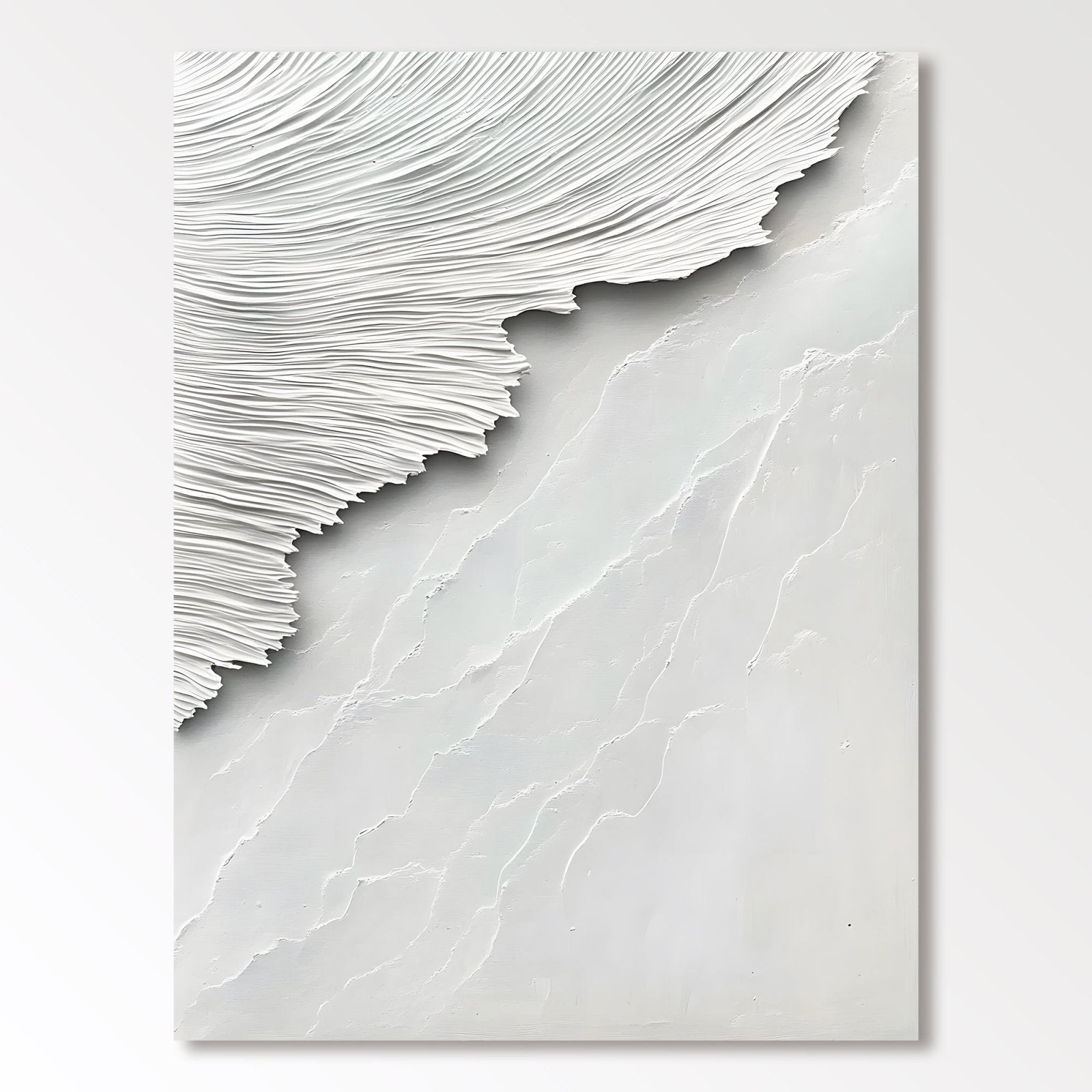 Abstract Painting "Misticismo Blanco”