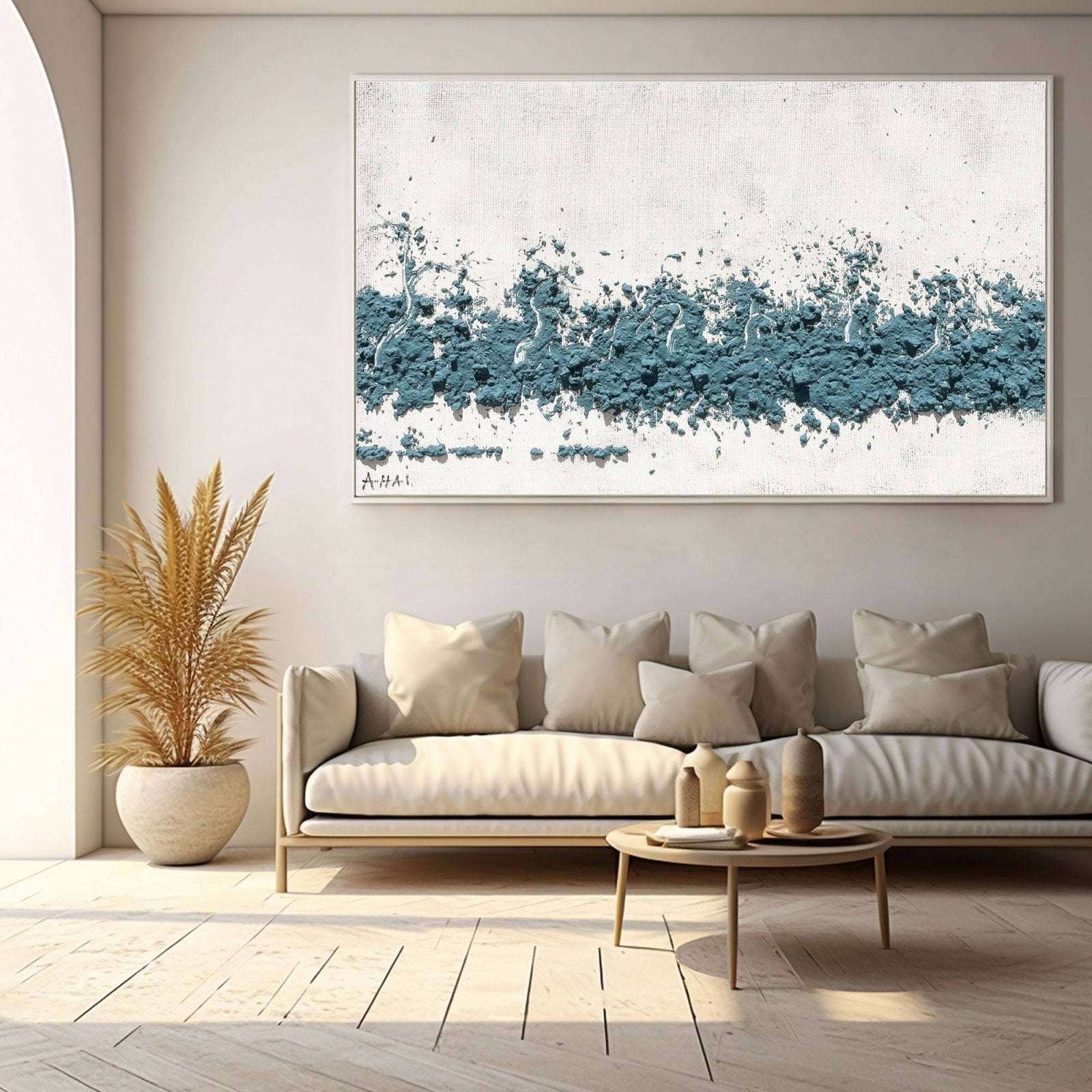Abstract Painting "Morsk�� Vln��n��"