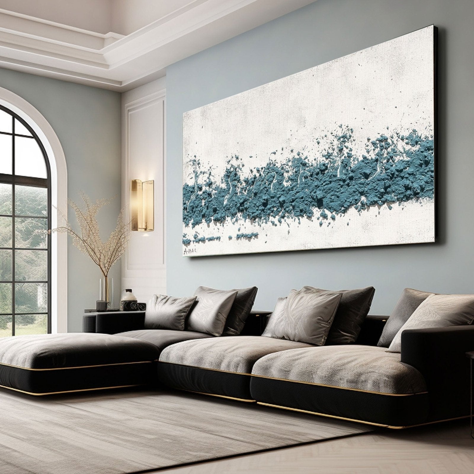 Abstract Painting "Morsk�� Vln��n��"