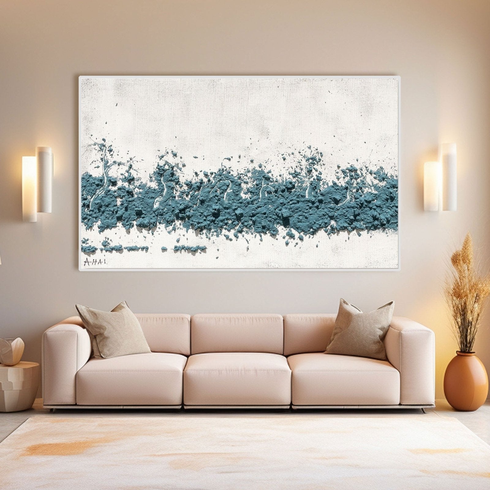 Abstract Painting "Morsk�� Vln��n��"
