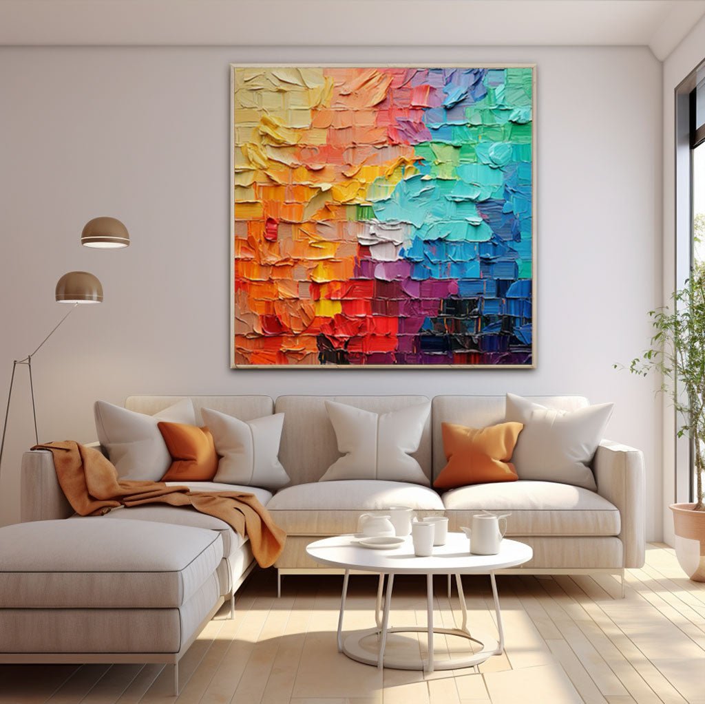 Abstract Painting "Mosaic of Life"