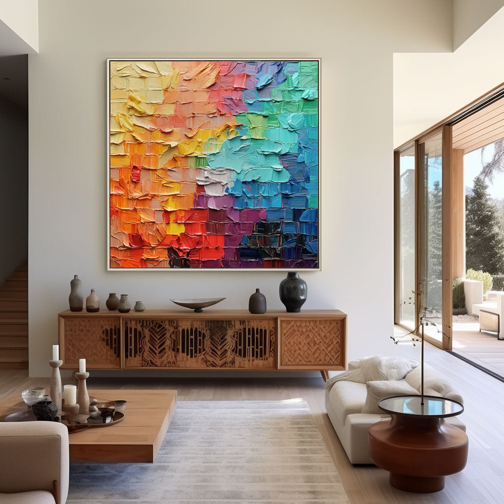 Abstract Painting "Mosaic of Life"