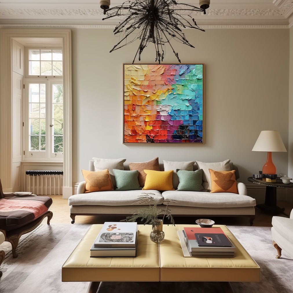 Abstract Painting "Mosaic of Life"