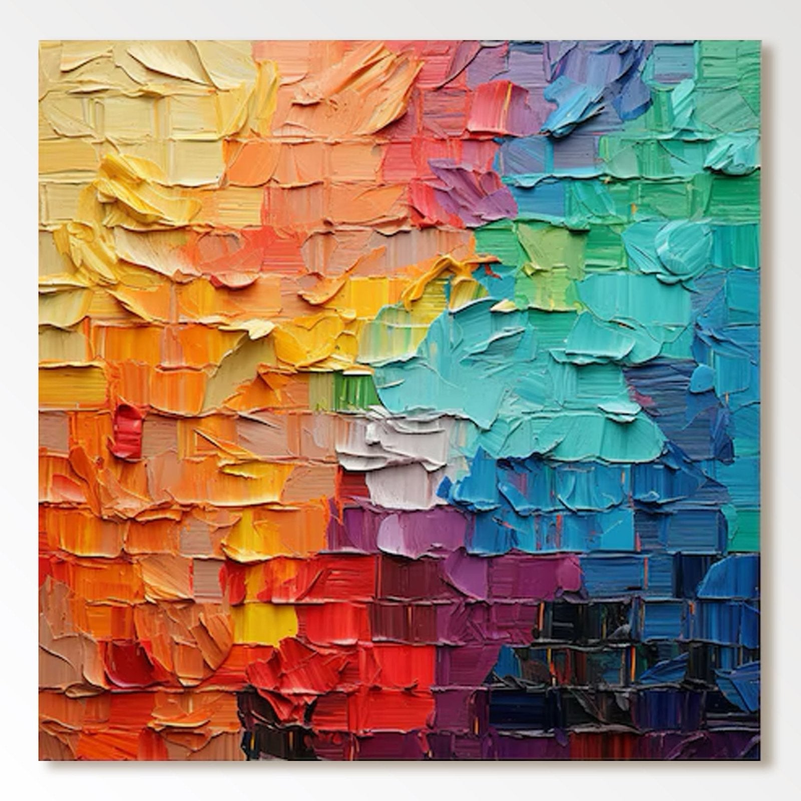 Abstract Painting "Mosaic of Life"