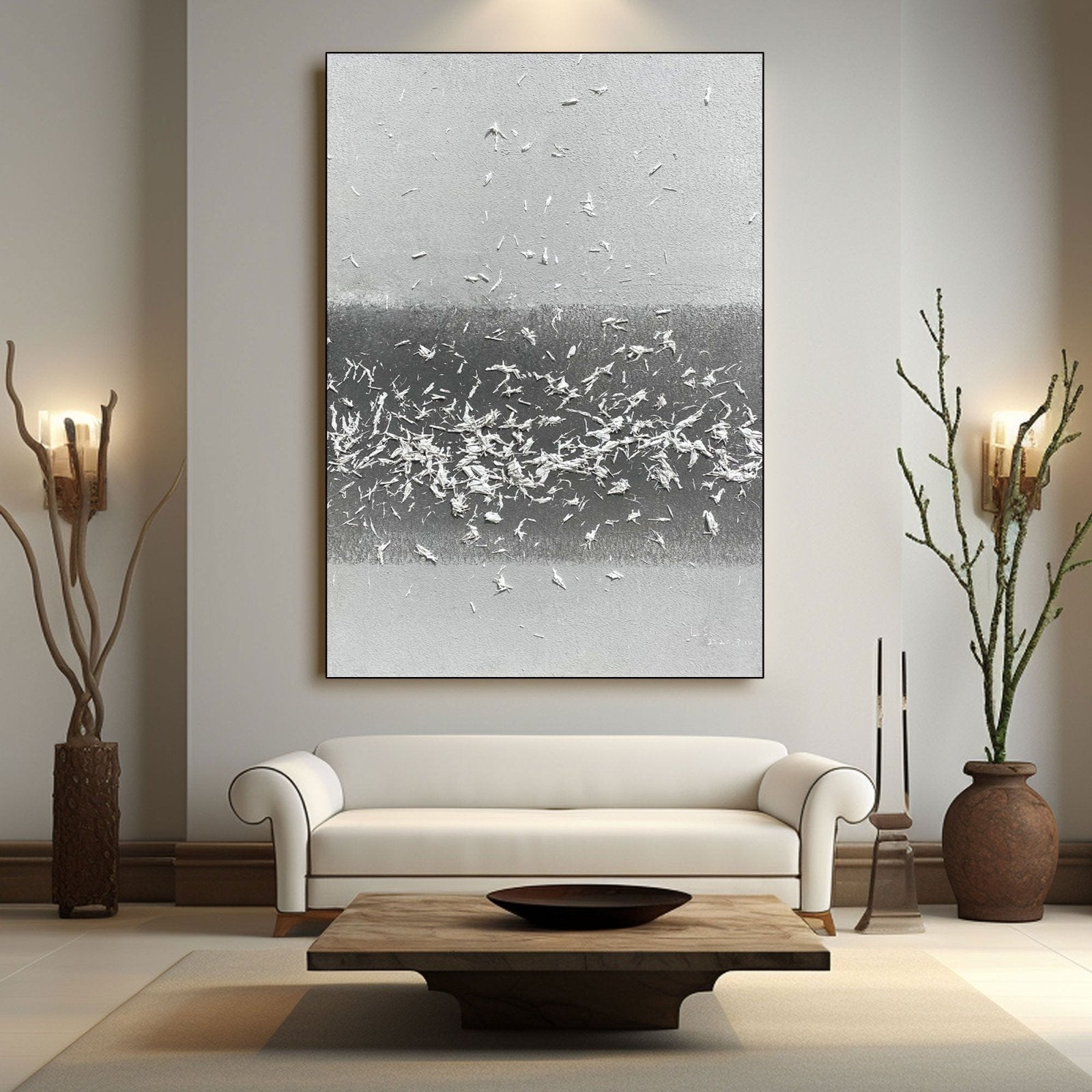 Abstrakt maleri "Movimiento Unido"