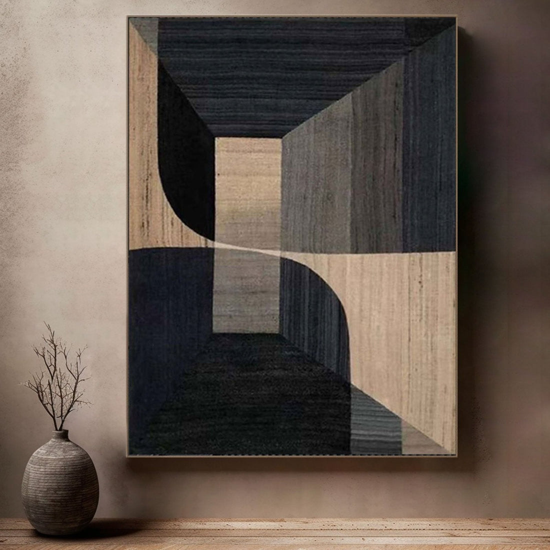 Abstract Painting "Nocturnal Passage"