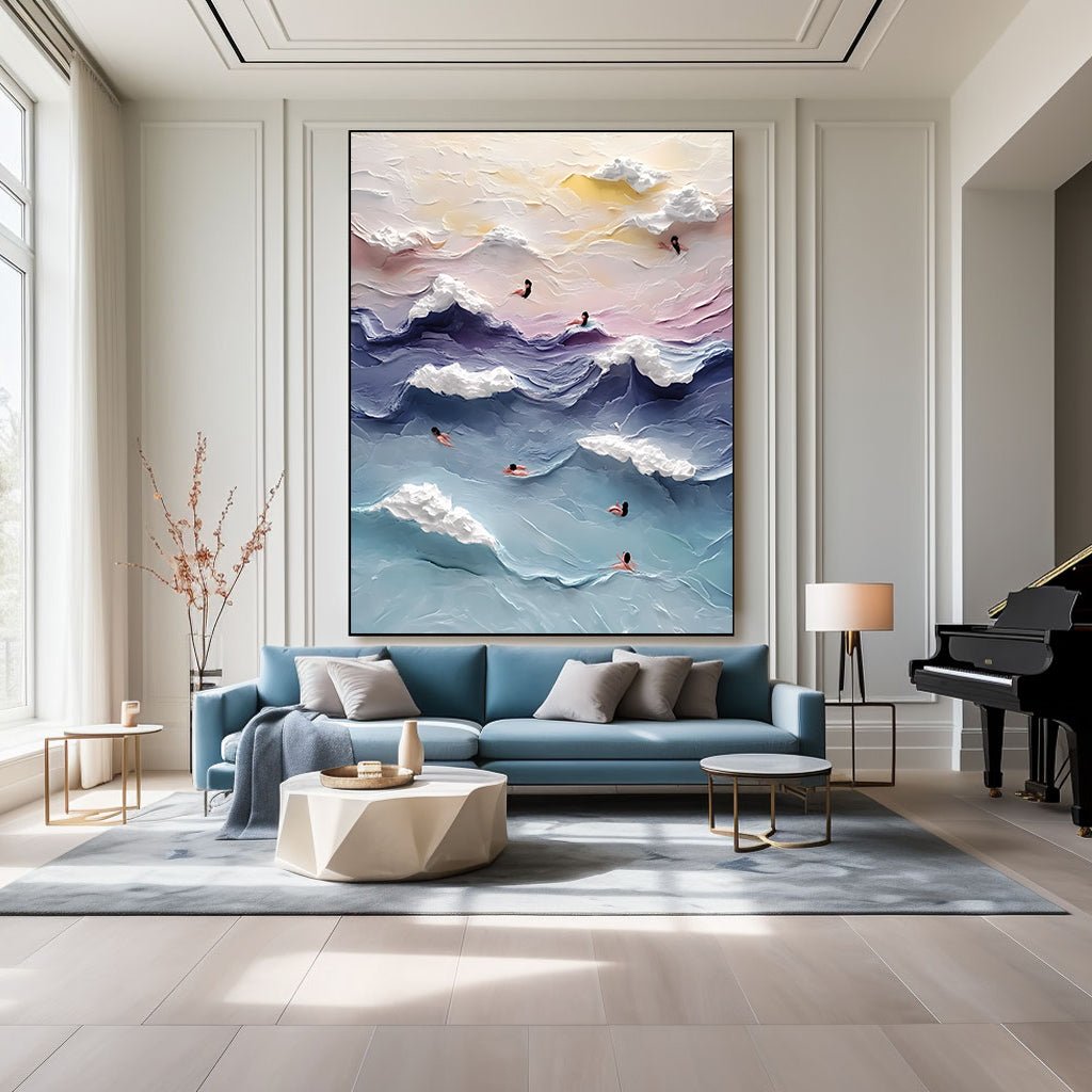 Abstract Painting "Oceania"