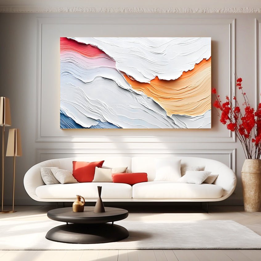 Abstrakt maleri "Olas de Color"