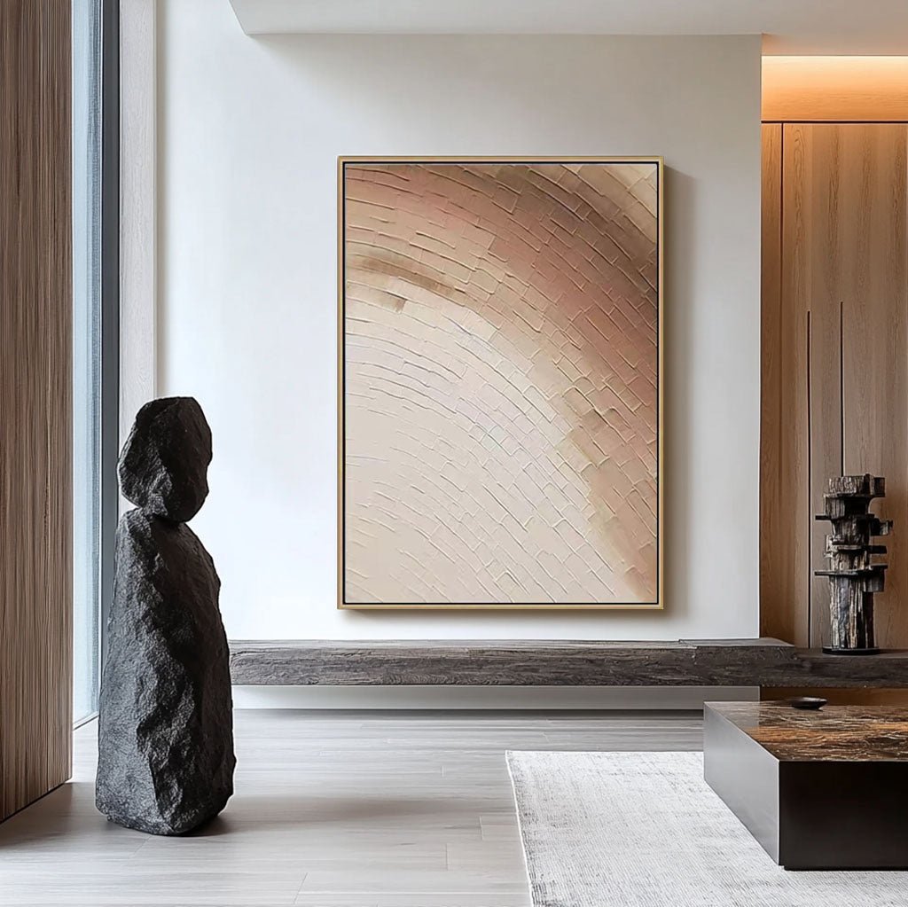 Abstract Painting "Ondulations Silencieuses"