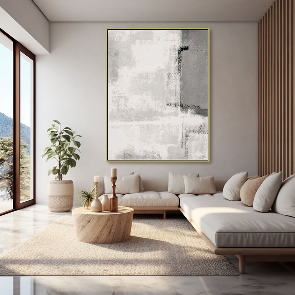 Abstract Painting "Pensées Gelées"