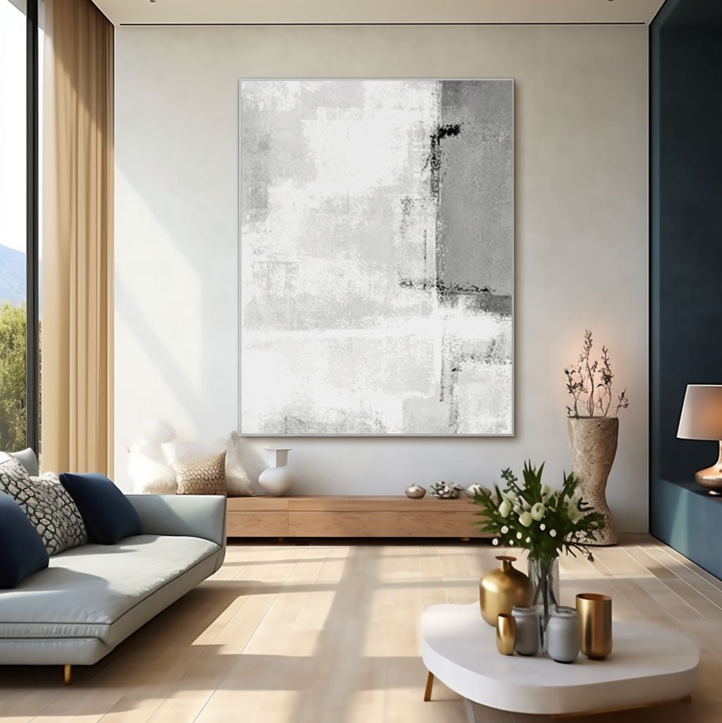Abstract Painting "Pensées Gelées"