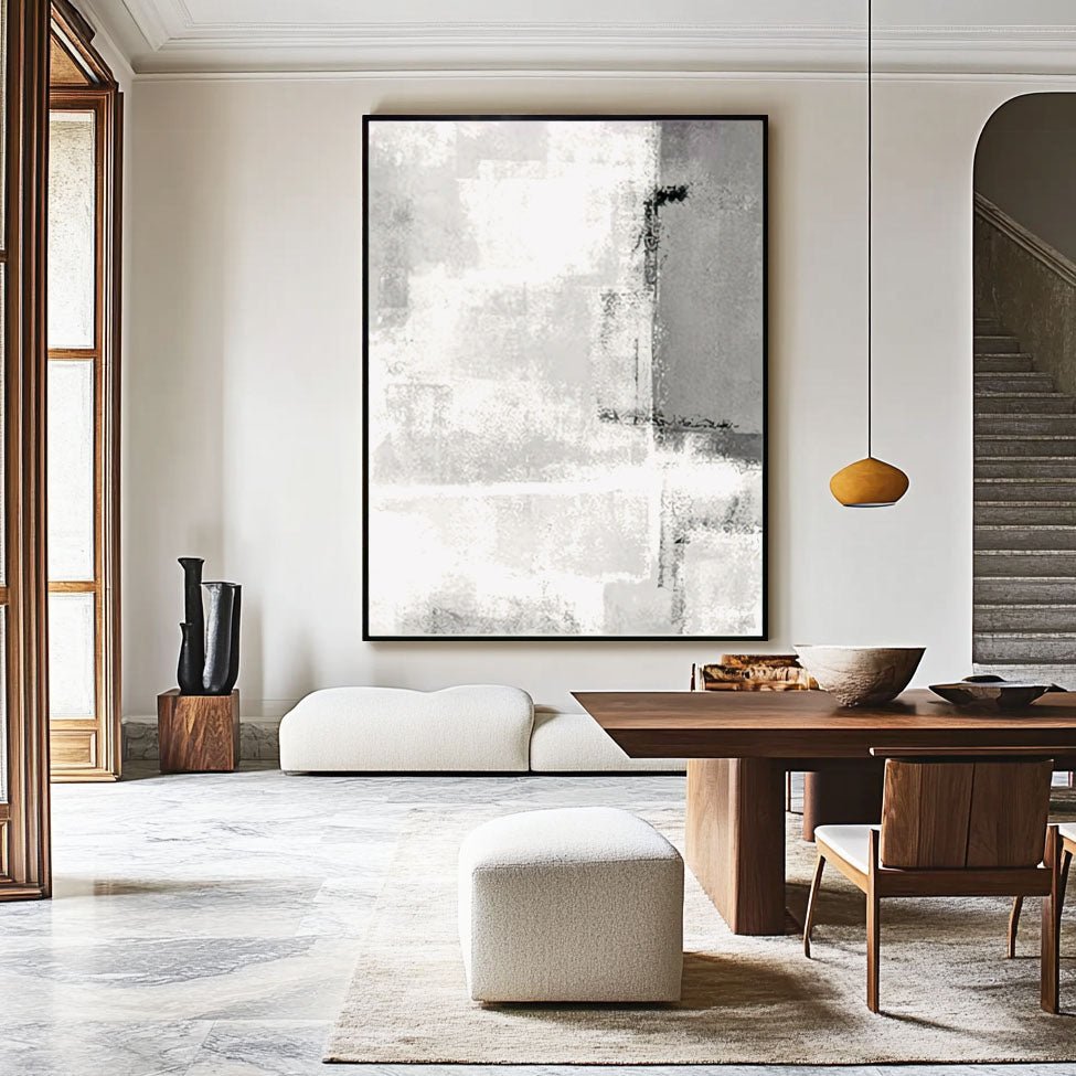 Abstract Painting "Pensées Gelées"