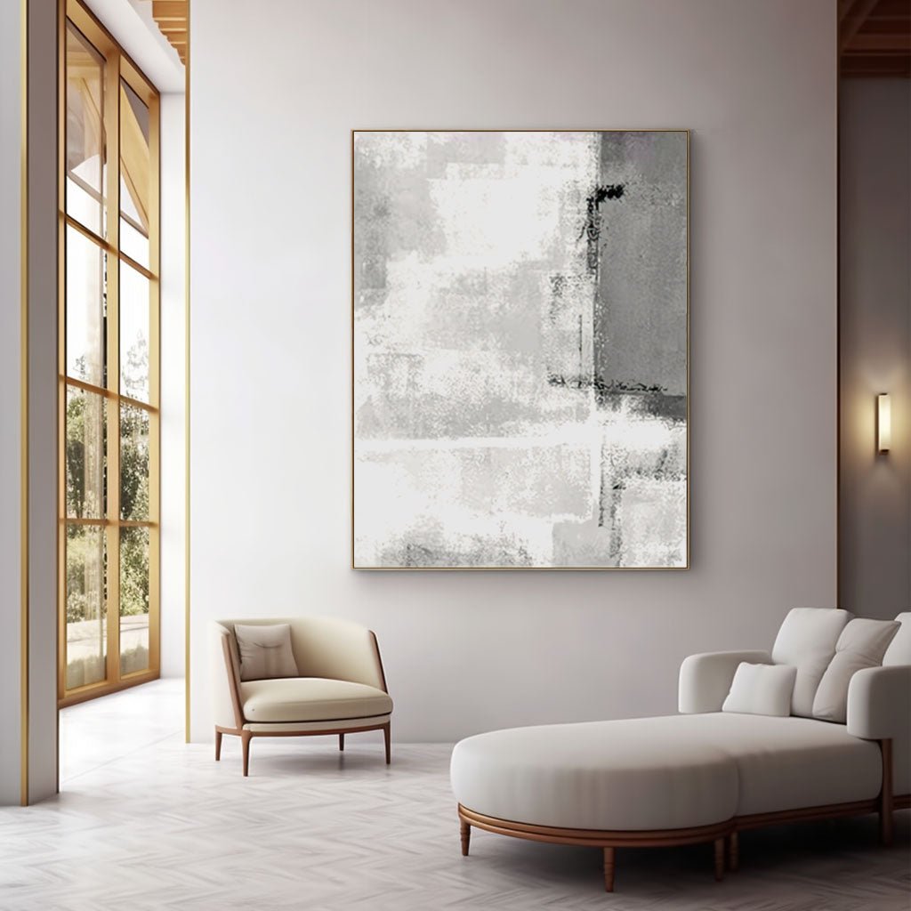 Abstract Painting "Pensées Gelées"