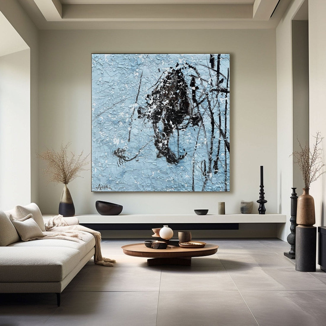 Abstract Painting "Pętla Tajemnic”