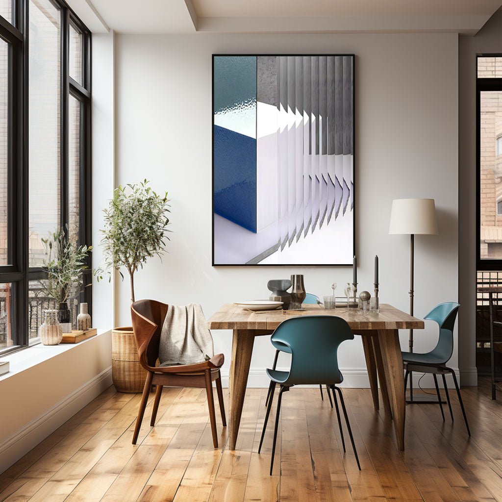 Abstract Painting "Profondeur Gelée"