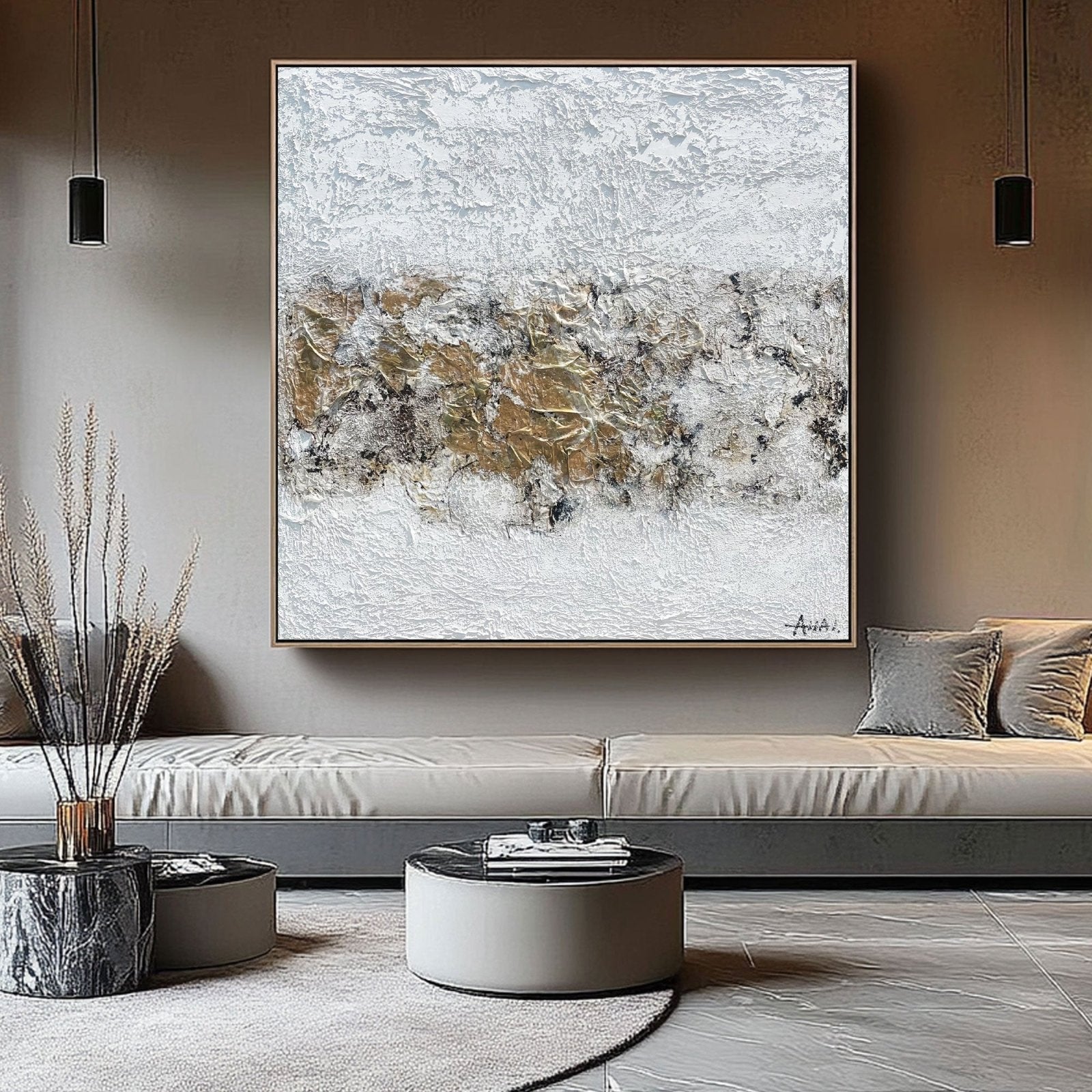 Abstract Painting "Przełom Materii”
