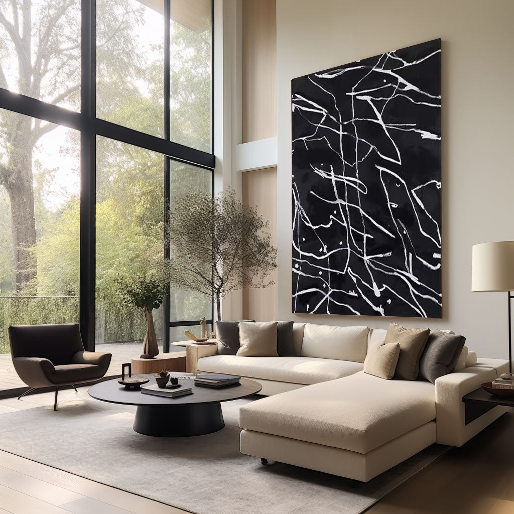 Abstract Painting "Rastros Enigmáticos”
