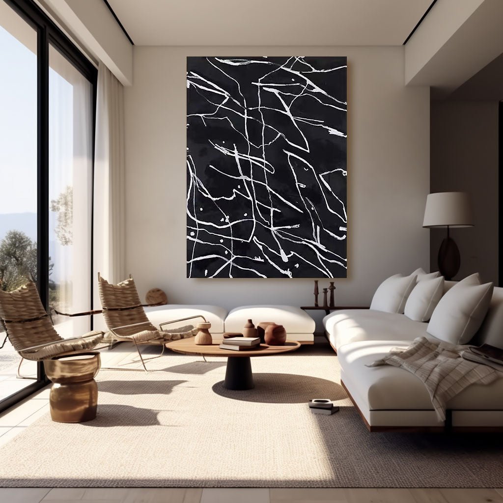 Abstract Painting "Rastros Enigmáticos”