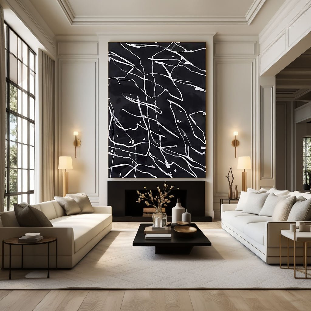 Abstract Painting "Rastros Enigmáticos”