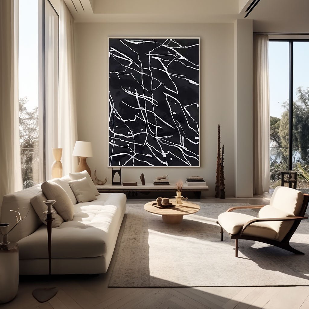Abstract Painting "Rastros Enigmáticos”