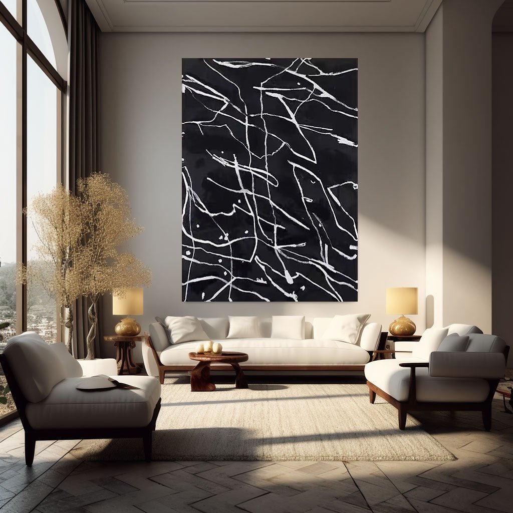Abstract Painting "Rastros Enigmáticos”