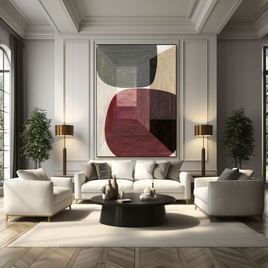 Abstract Painting "Reflections"