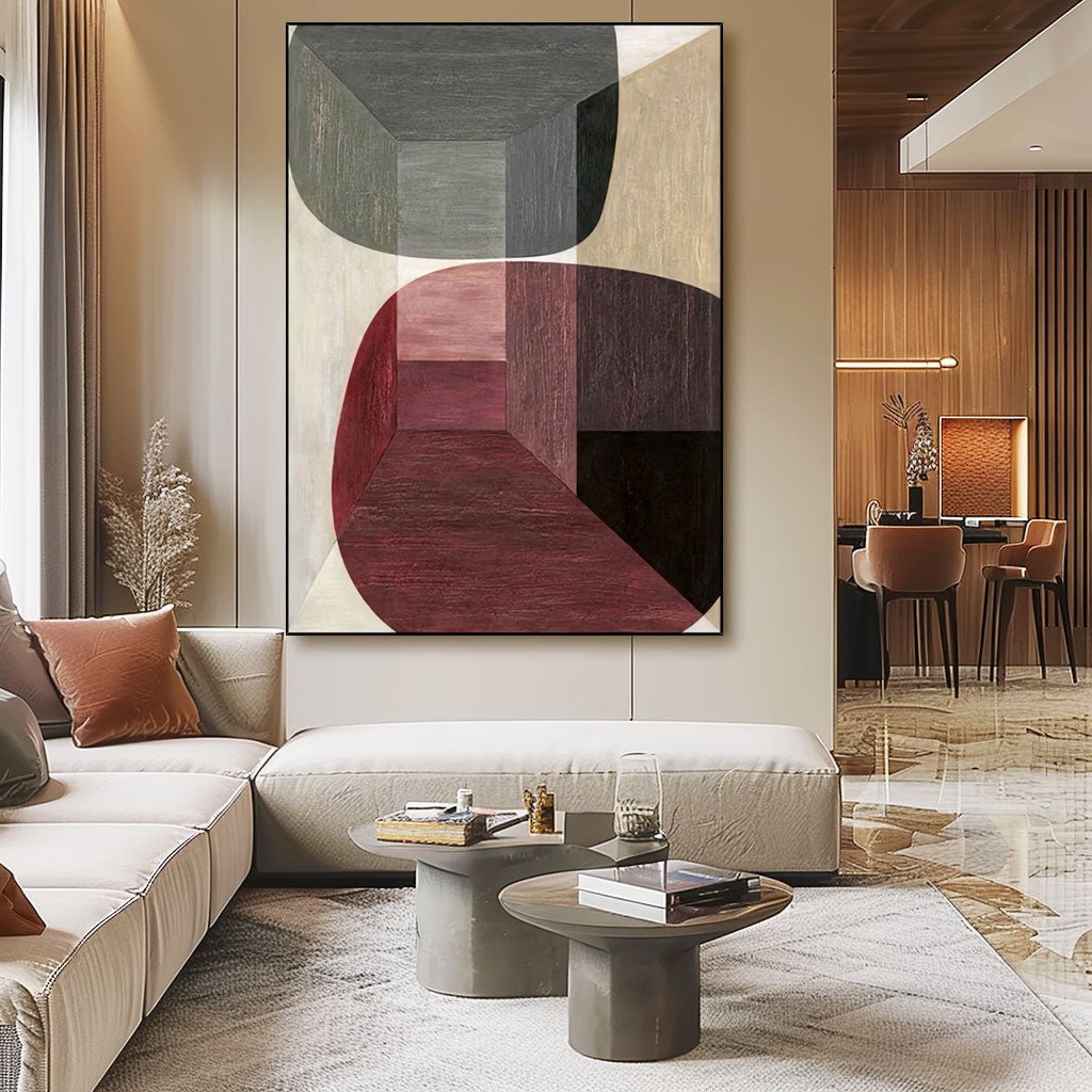 Abstract Painting "Reflections"