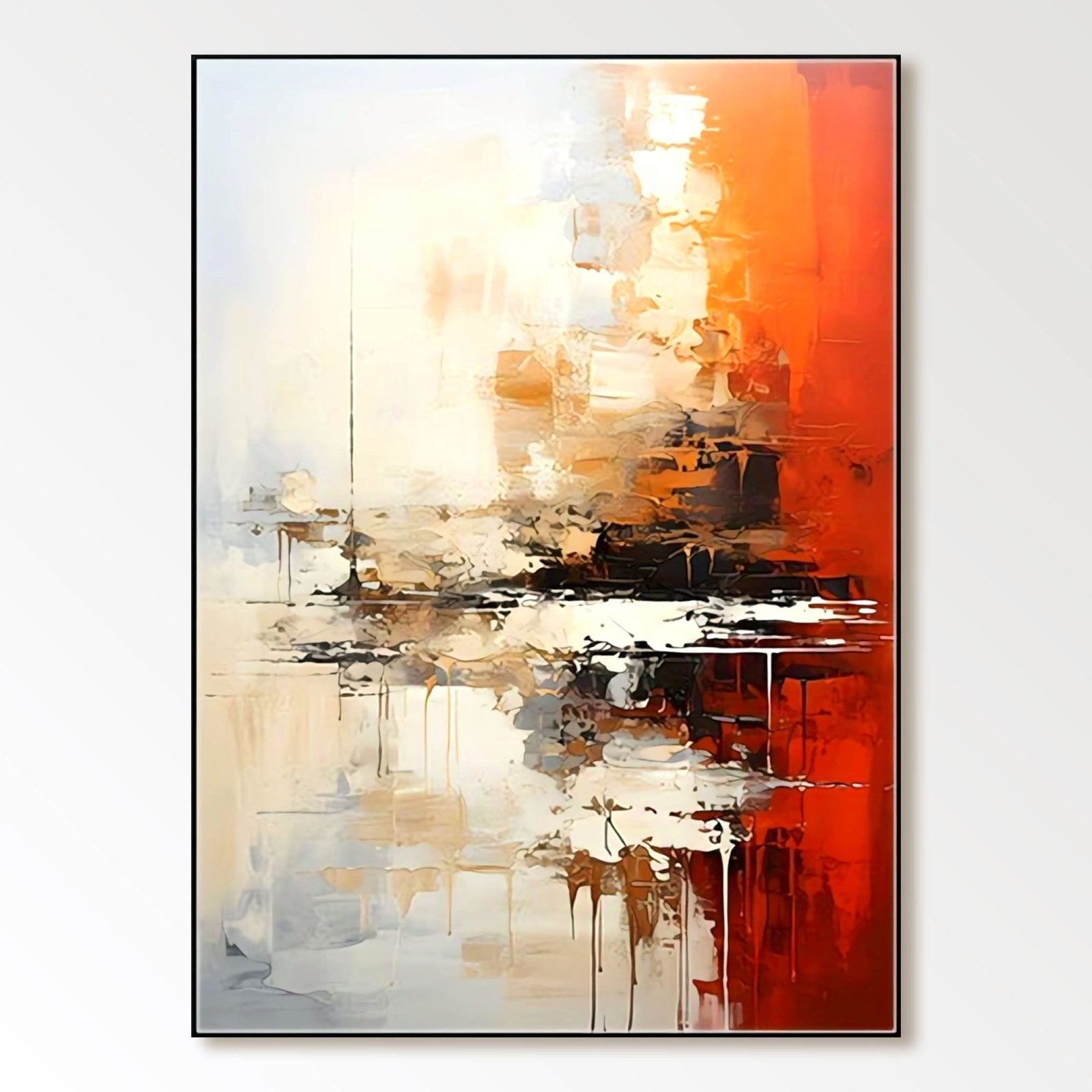 Abstrakt maleri "Reflets de l'Âme"