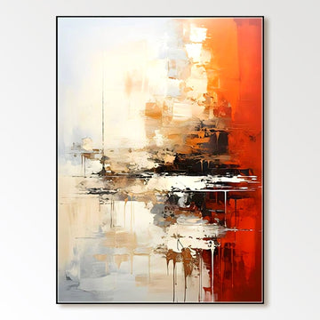 Abstrakt maleri "Reflets de l'Âme"