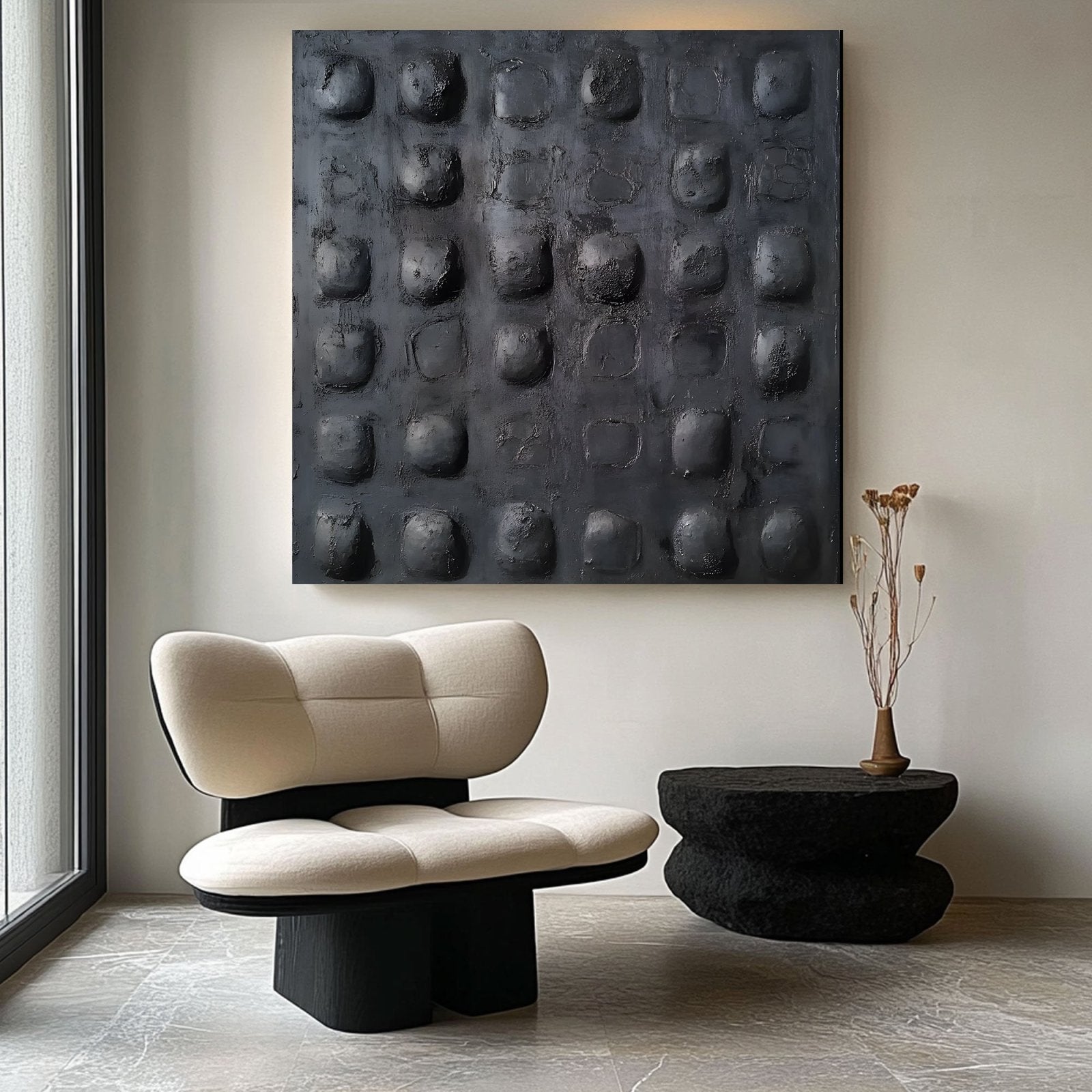Abstract Painting "Relieves Industriales”