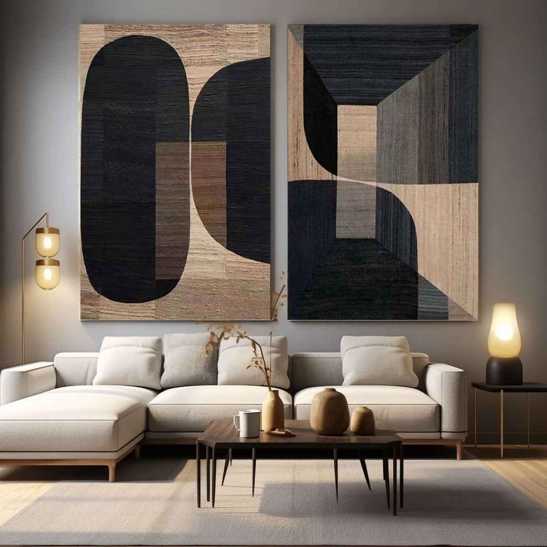 Abstract Painting "répercussion"