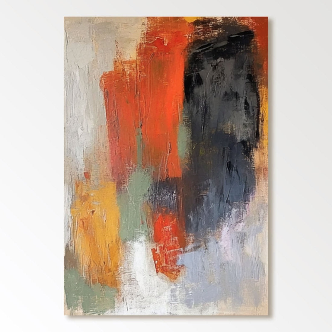Abstrakt maleri "Rêve Fragmenté"