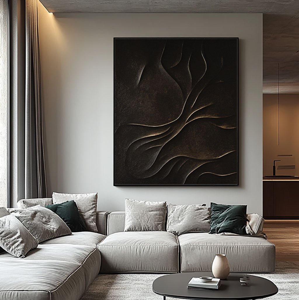 Abstract Painting "Révélations Simples"