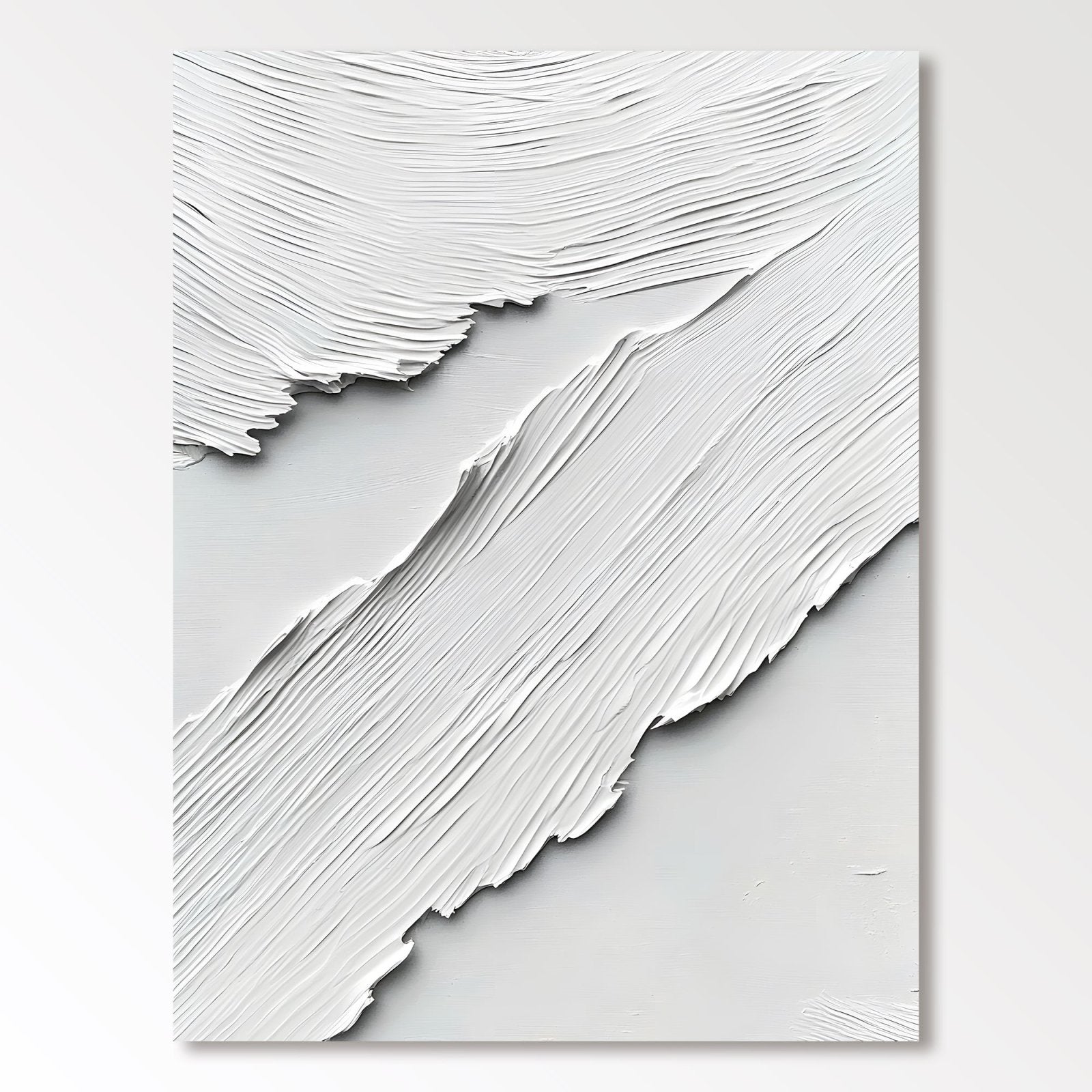 Abstract Painting "Ritmo Blanco”