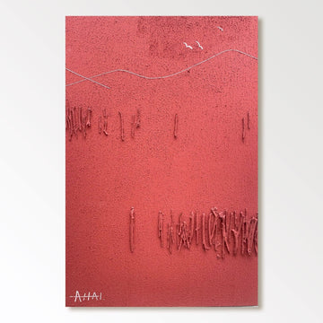Abstract Painting "Rojo Emoción”