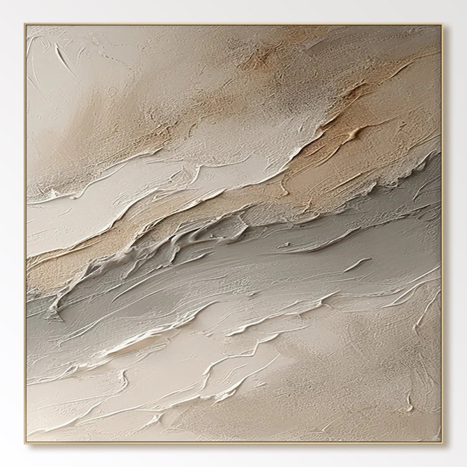 Abstrakt maleri "Sables Mouvants"