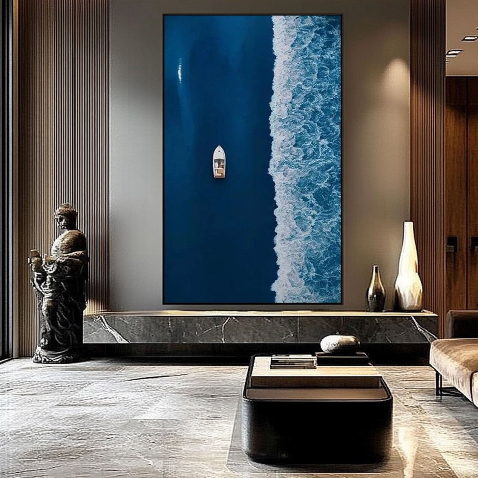 Abstract Painting "Silencio en Movimiento"