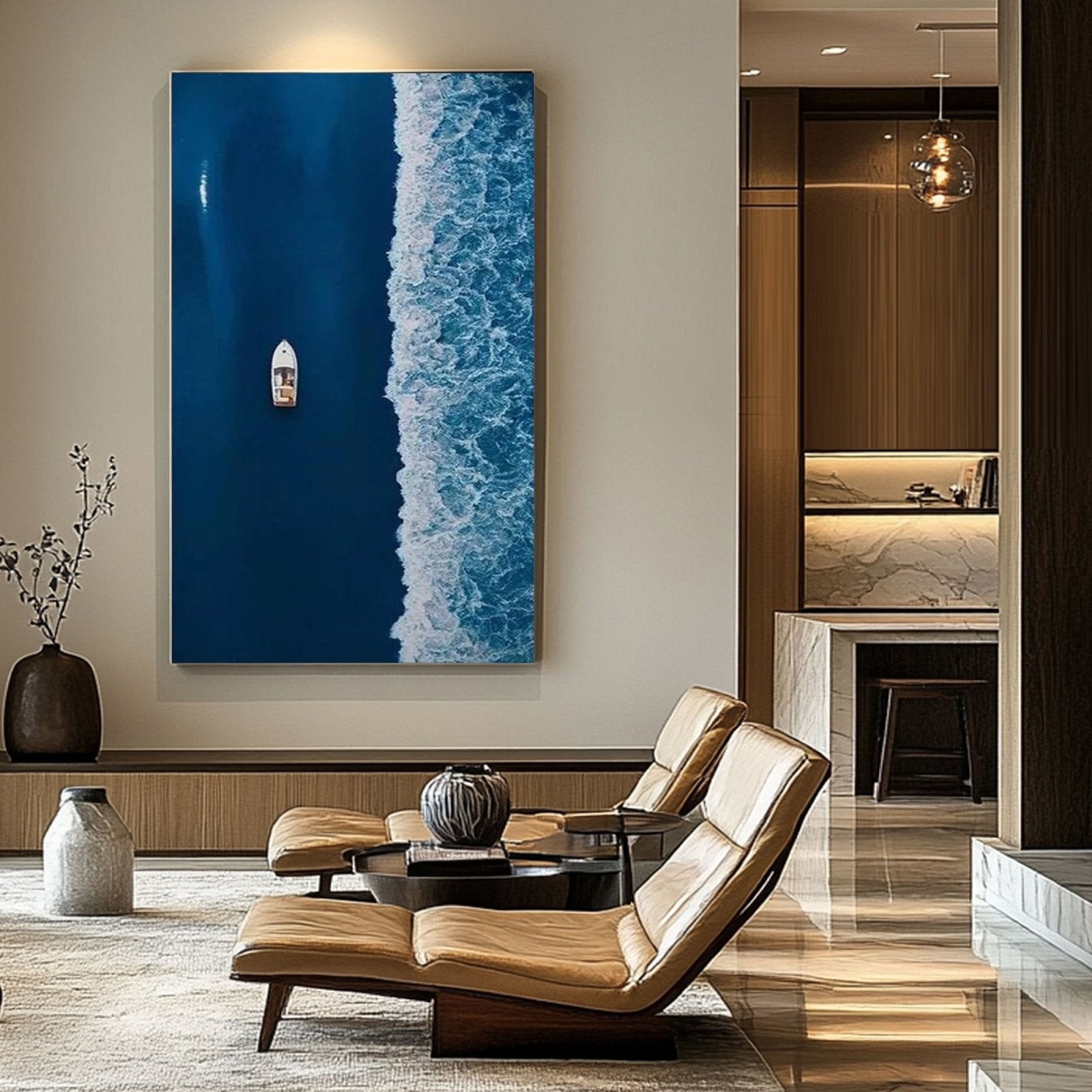 Abstract Painting "Silencio en Movimiento"