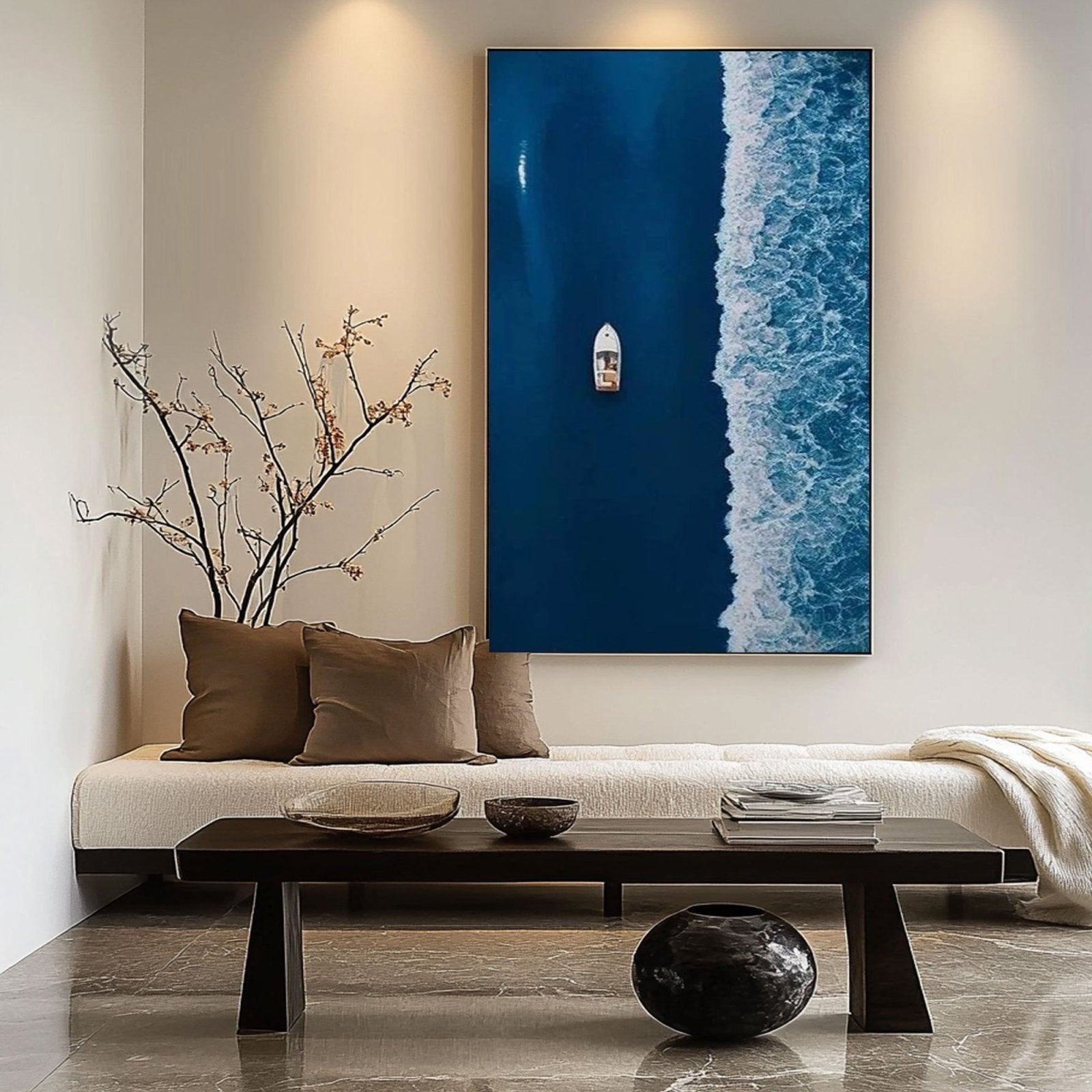 Abstract Painting "Silencio en Movimiento"