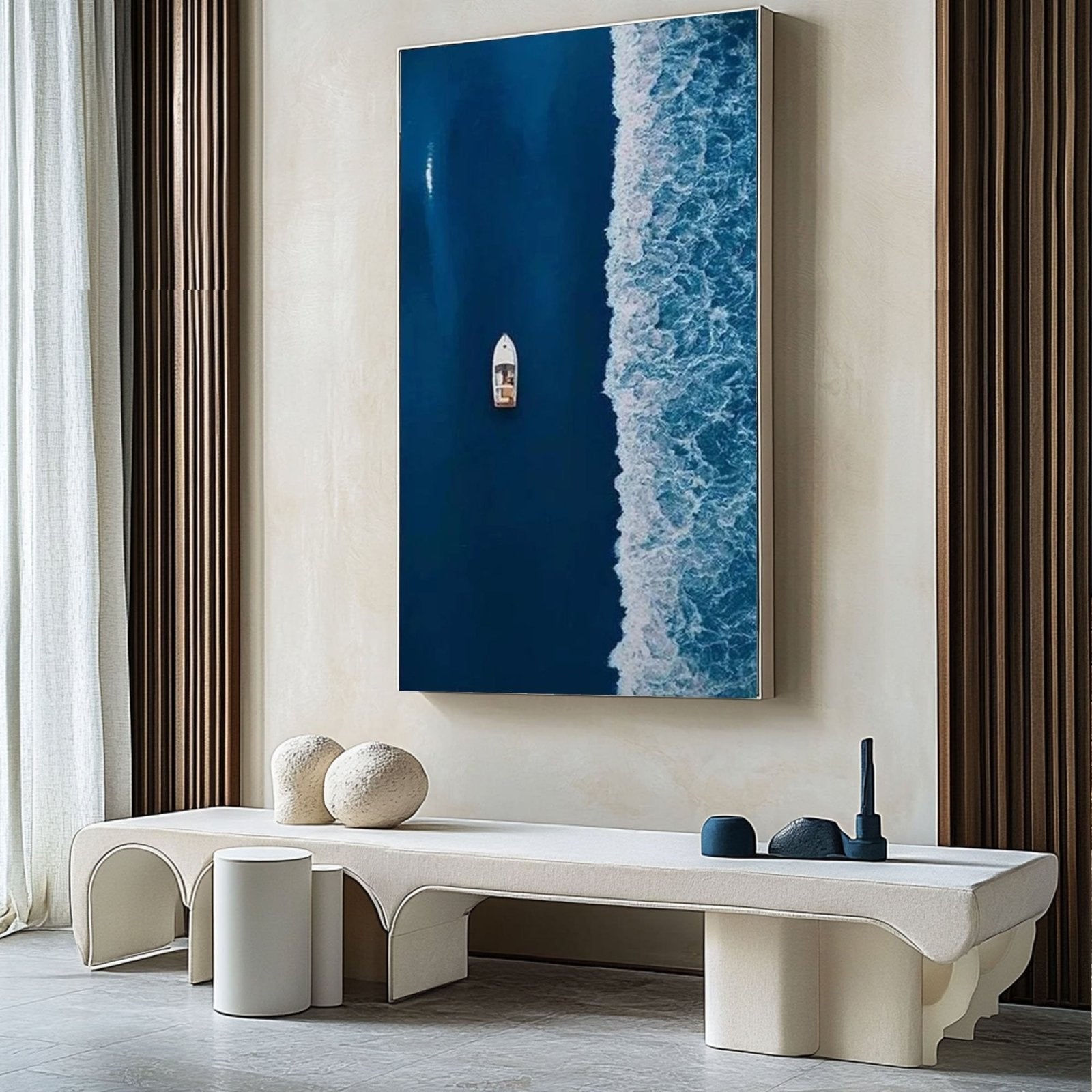 Abstract Painting "Silencio en Movimiento"
